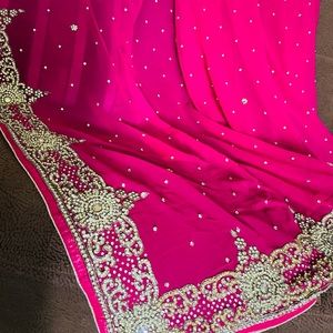 #14 ✨✨Wedding Stone work Saree✨✨